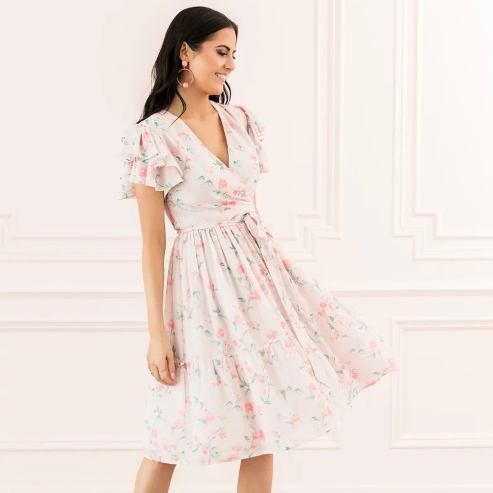 Rachel Parcell Pink Floral dress